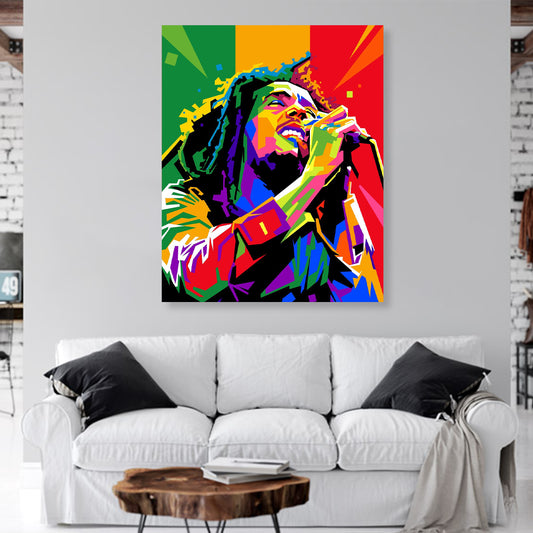 Bob Marley Pop Art Poli