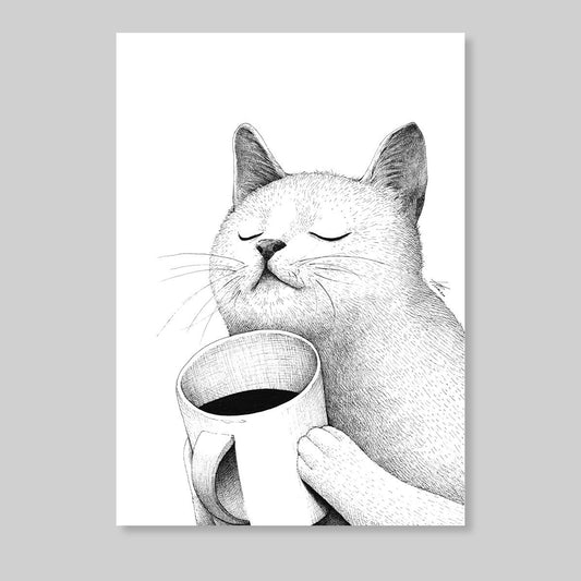 Hot Coffee Cat